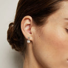 Lab Grown White Sapphire Ear Jacket