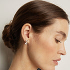 Lab Grown White Sapphire Ear Jacket