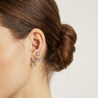 Lab Grown White Sapphire Ear Jacket