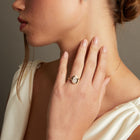 3ct Oval Lab Grown Diamond Bezel Ring