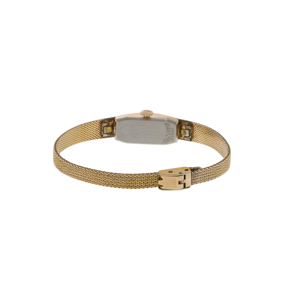 Vintage Gruen Cocktail Watch 10k Yellow Gold 7in