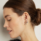 Lab Grown White Sapphire Ear Jacket