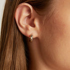 Interlocking Hoop Earrings