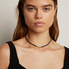 Black Akoya Pearl Connection Necklace