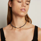 Black Akoya Pearl Connection Necklace