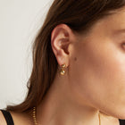 Graduated Ball Drop Earrings
