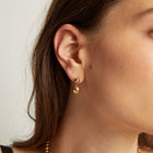Graduated Ball Drop Earrings