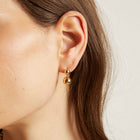 Graduated Ball Drop Earrings