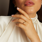 Gold Floating Ring