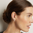 Lab Grown White Sapphire Ear Jacket