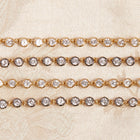 Lab Grown White Sapphire Georgian Tennis Necklace