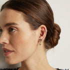 Lab Grown White Sapphire Ear Jacket