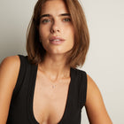 Aurate x Molly Dickson: 1ct Oval Lab Grown Diamond Solitaire Necklace