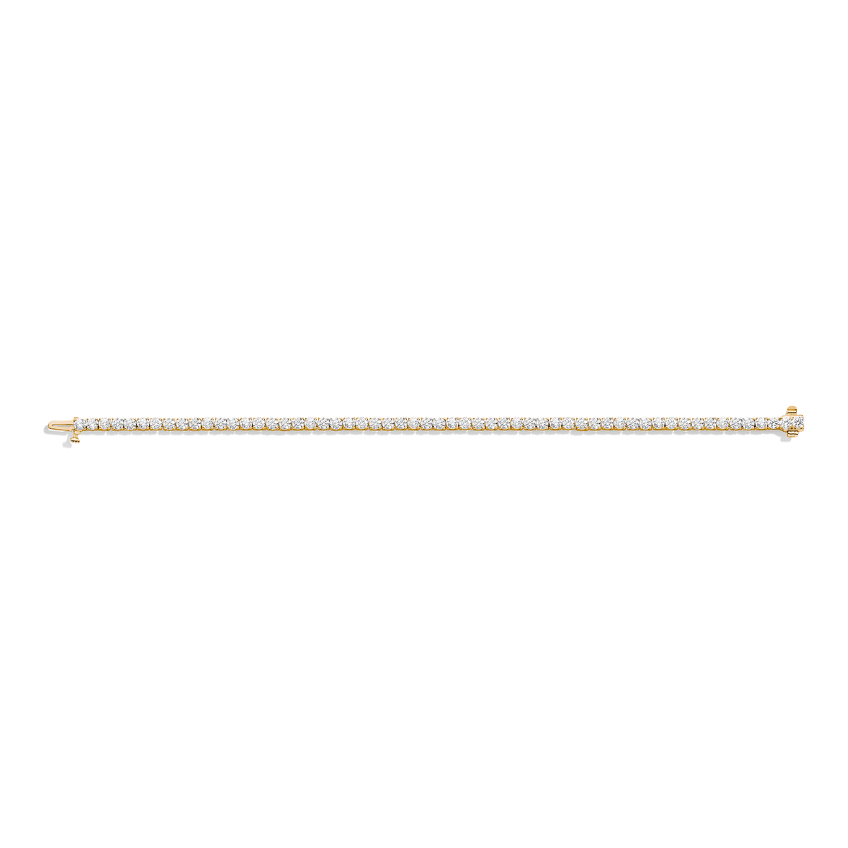 Classic Diamond Tennis Bracelet 14K 18K Yellow Gold 6in 6.5in 7in 7.5in 6ct (4XL)