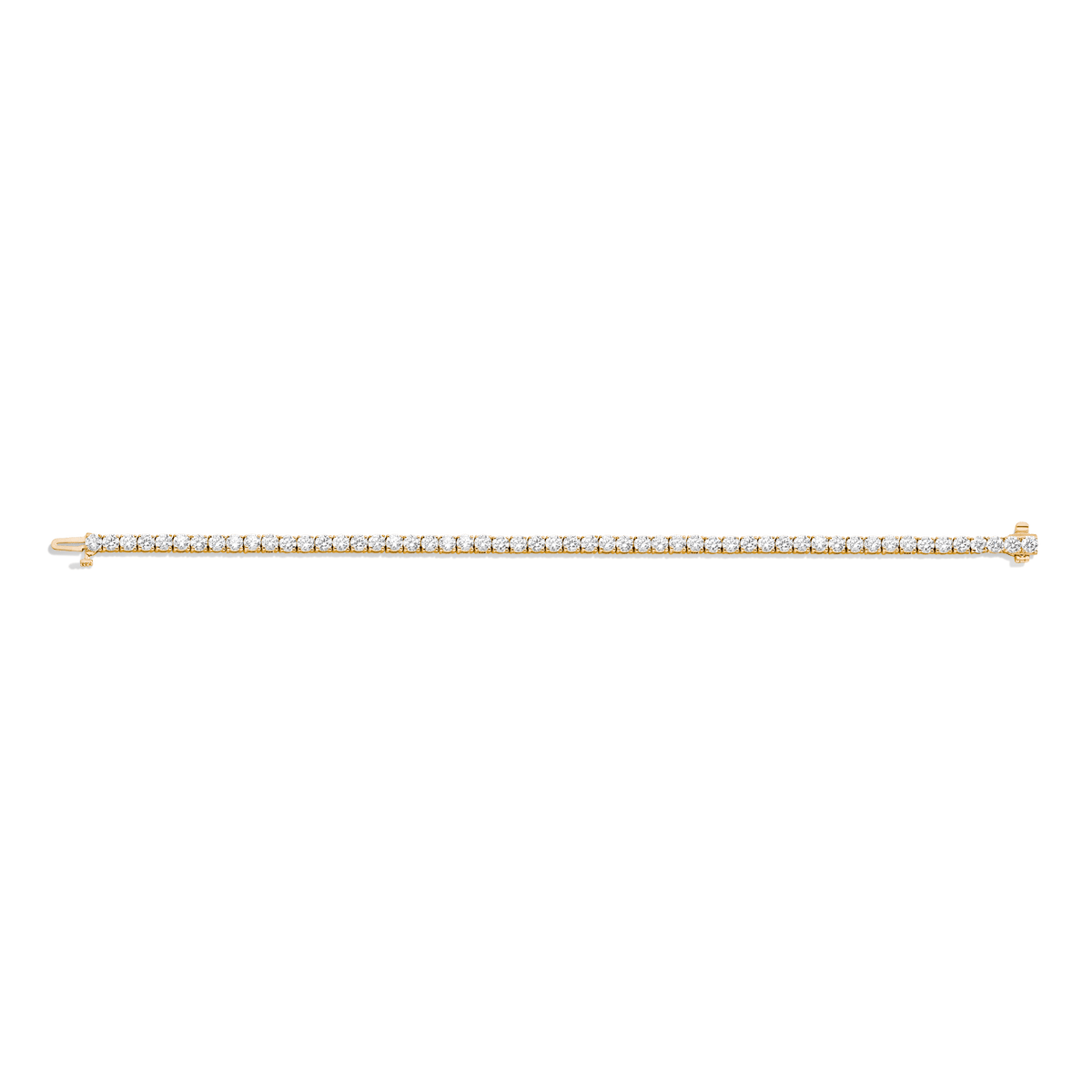 Classic Diamond Tennis Bracelet 14K 18K Yellow Gold 6in 6.5in 7in 7.5in 7ct (5XL)