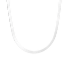 Solid Gold Herringbone Chain Necklace