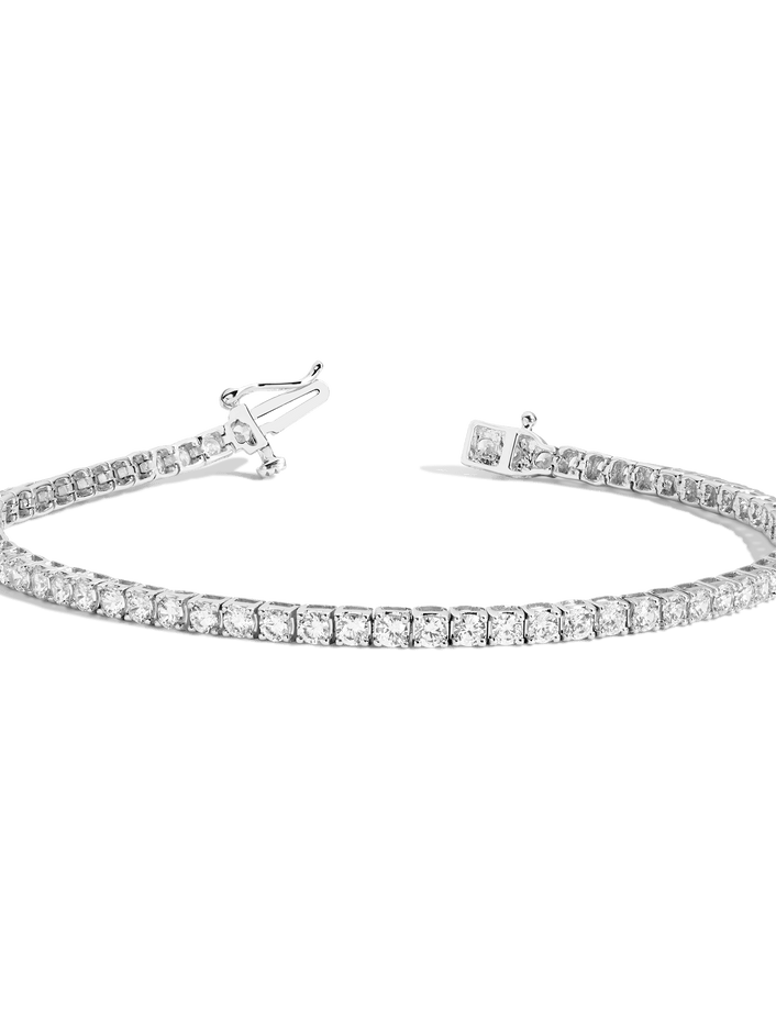 Dazzling Diamond Tennis Bracelet 14K 18K White Gold 6in 6.5in 7in 7.5in 3ct (XL) First