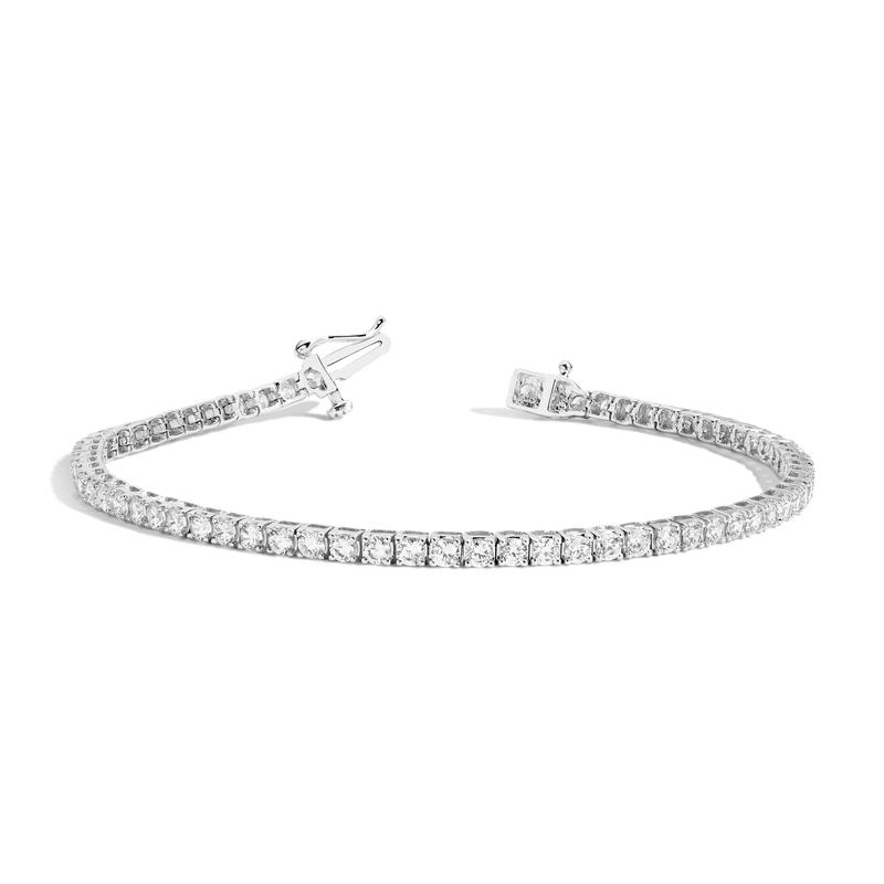 Classic Lab Grown Diamond Tennis Bracelet 14K Gold 1 CT
