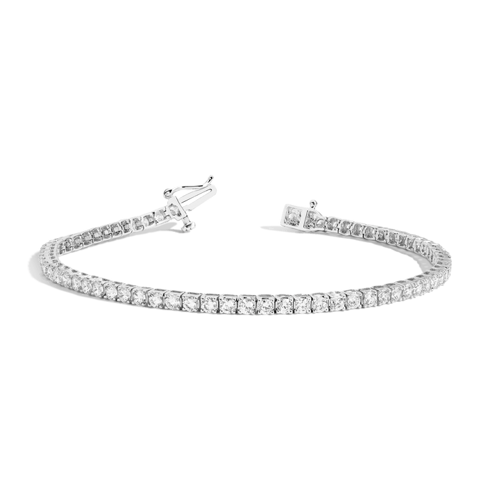 Dazzling Diamond Tennis Bracelet 14K 18K White Gold 6in 6.5in 7in 7.5in 3ct (XL) First