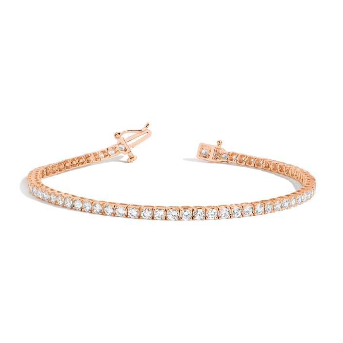 Dazzling Diamond Tennis Bracelet 14K 18K Rose Gold 6in 6.5in 7in 7.5in 3ct (XL) First