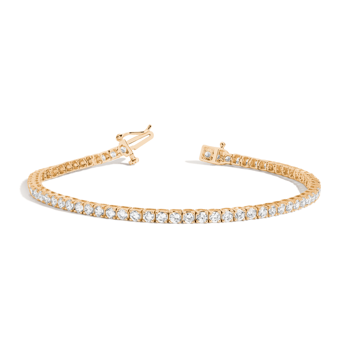 Dazzling Diamond Tennis Bracelet 14K 18K Yellow Gold 6in 6.5in 7in 7.5in 3ct (XL) First