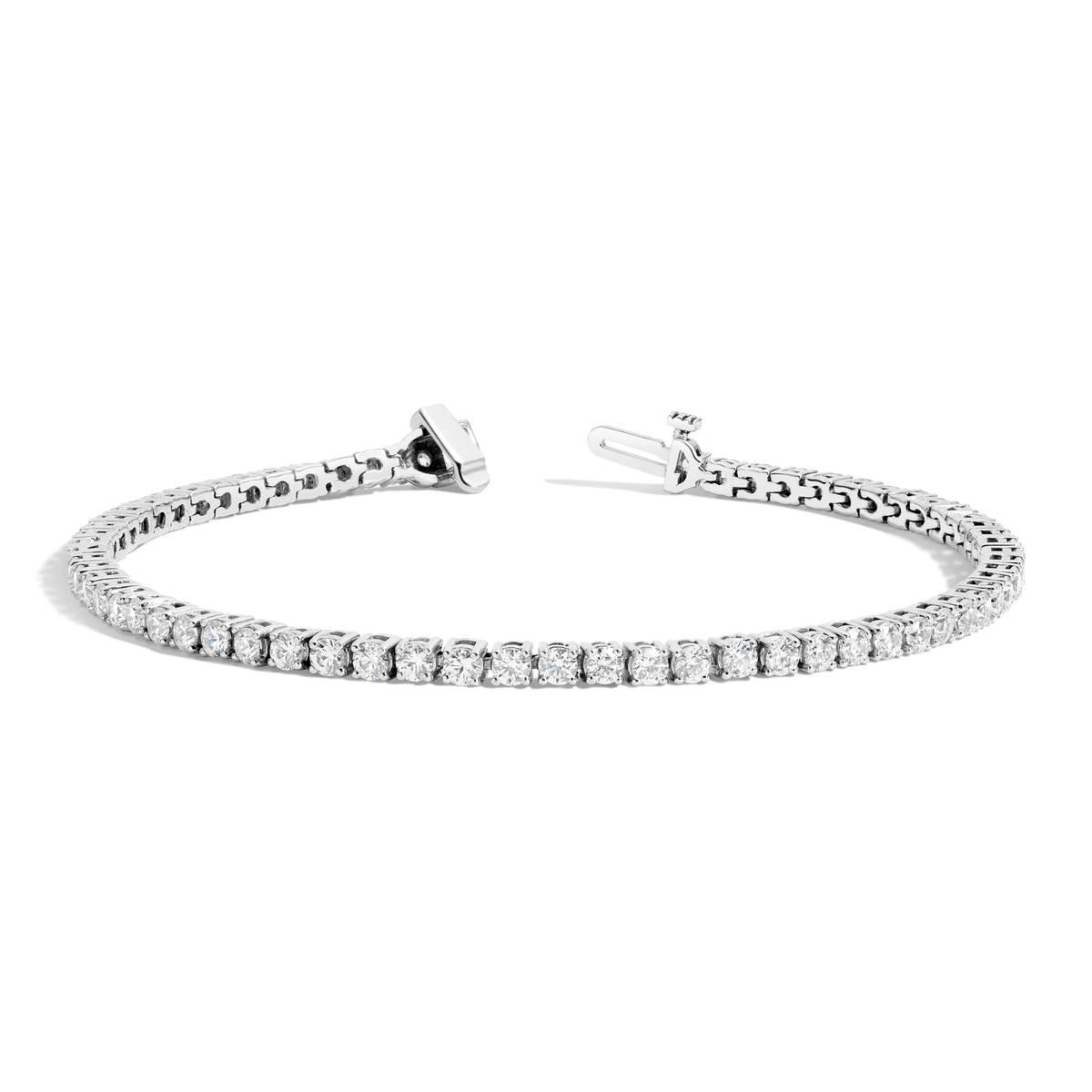 Classic Diamond Tennis Bracelet 14K 18K White Gold 6in 6.5in 7in 7.5in 4ct (XXL)