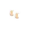 Mini Dome Earrings Vermeil Yellow Gold Pair First