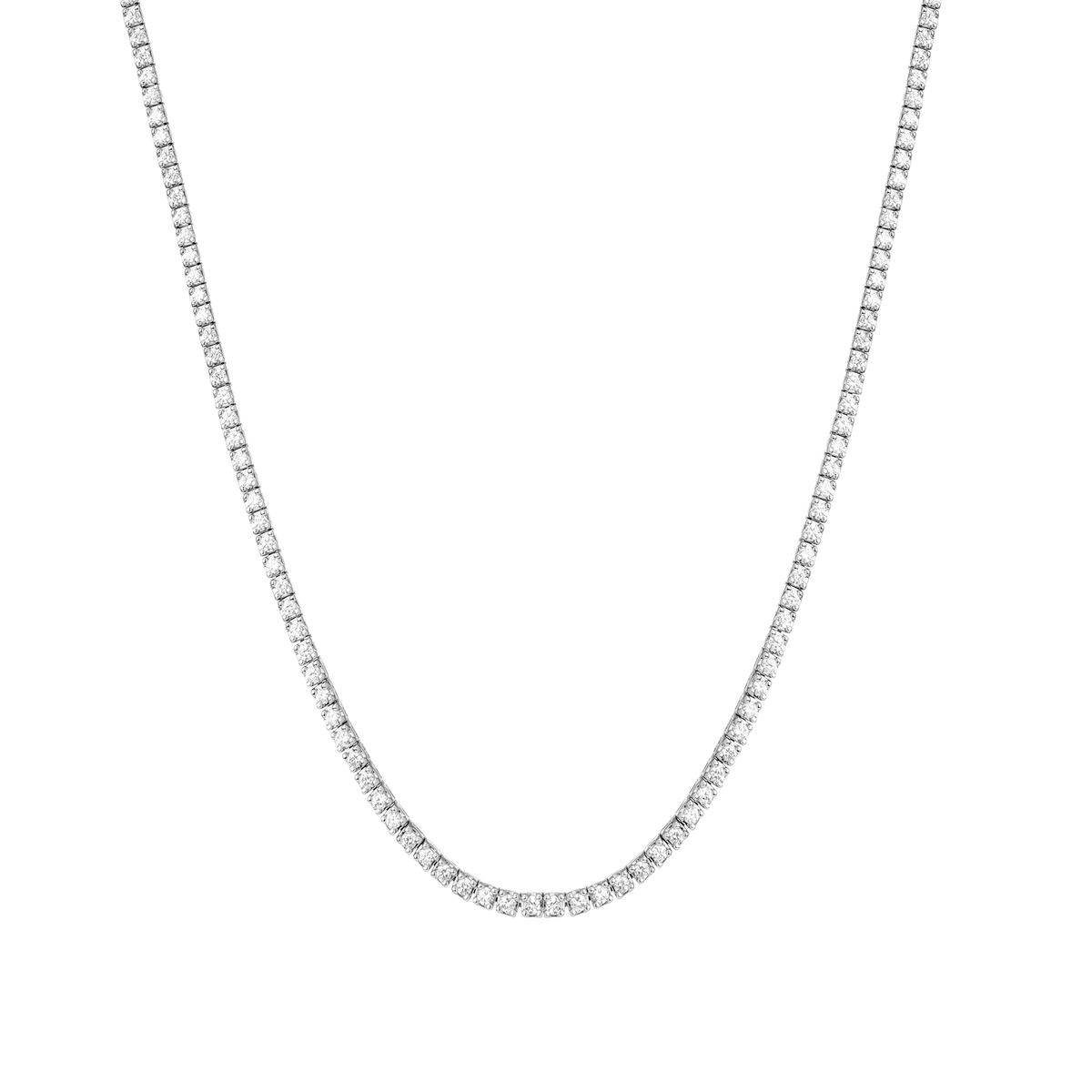 White gold tennis deals chain