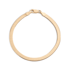 Gold Herringbone Chain Bracelet