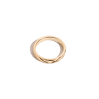 Mini Quilted Gold Ring