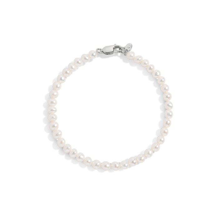 Classic Pearl Bracelet 14k 18k White Gold 6.5in 7in 7.5in 4 mm First