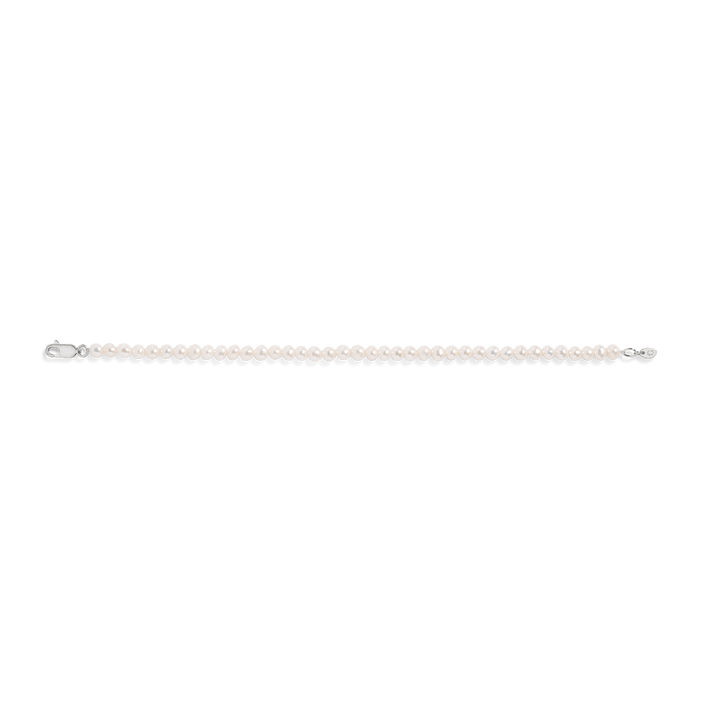 Classic Pearl Bracelet 14k 18k White Gold 6.5in 7in 7.5in 4 mm