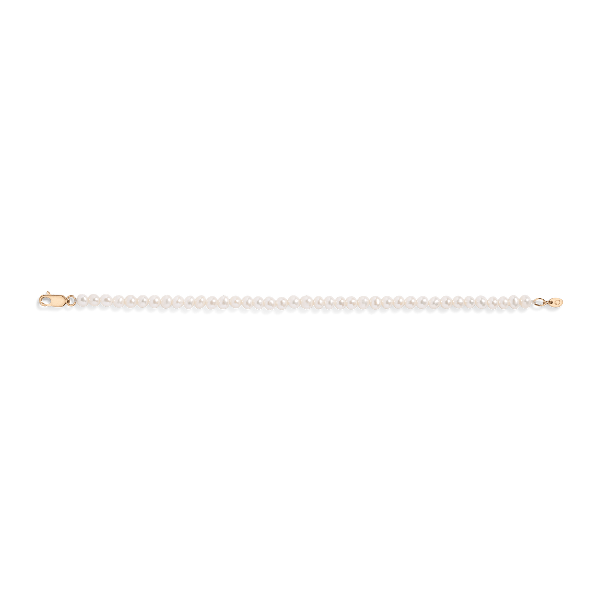 Aurate New York Classic Pearl Bracelet 5mm, 14K Rose Gold, Size 7.5in