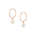 Pearl Hoop Earrings