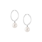 Pearl Hoop Earrings