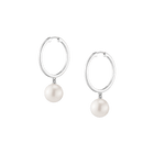 Pearl Hoop Earrings
