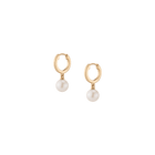 Pearl Huggie Earrings