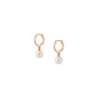 Pearl Huggie Earrings