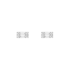 Baguette Lab Grown Diamond Illusion Studs
