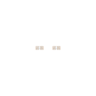 Baguette Lab Grown Diamond Illusion Studs