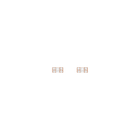Baguette Lab Grown Diamond Illusion Studs