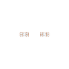 Baguette Lab Grown Diamond Illusion Studs