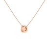 Column Pendant Necklace Vermeil 14k 18k Rose Gold First