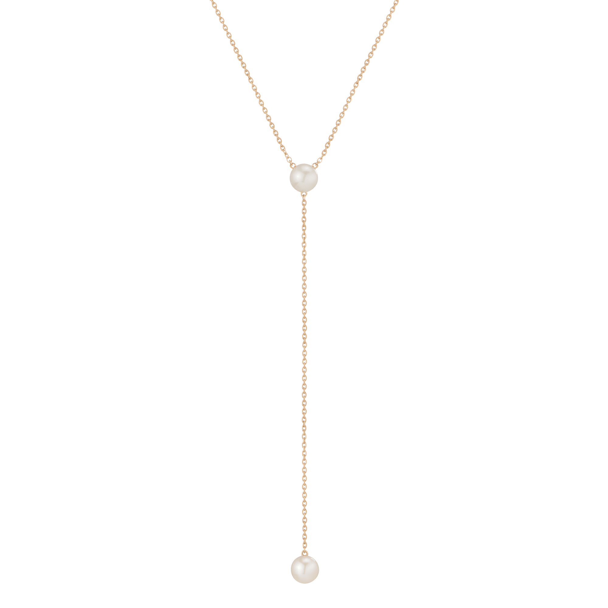 Pearl Lariat Necklace