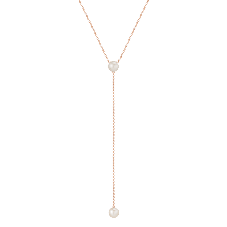 Pearl Lariat Necklace