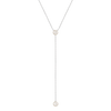 Pearl Lariat Vermeil 14k 18k White Gold First