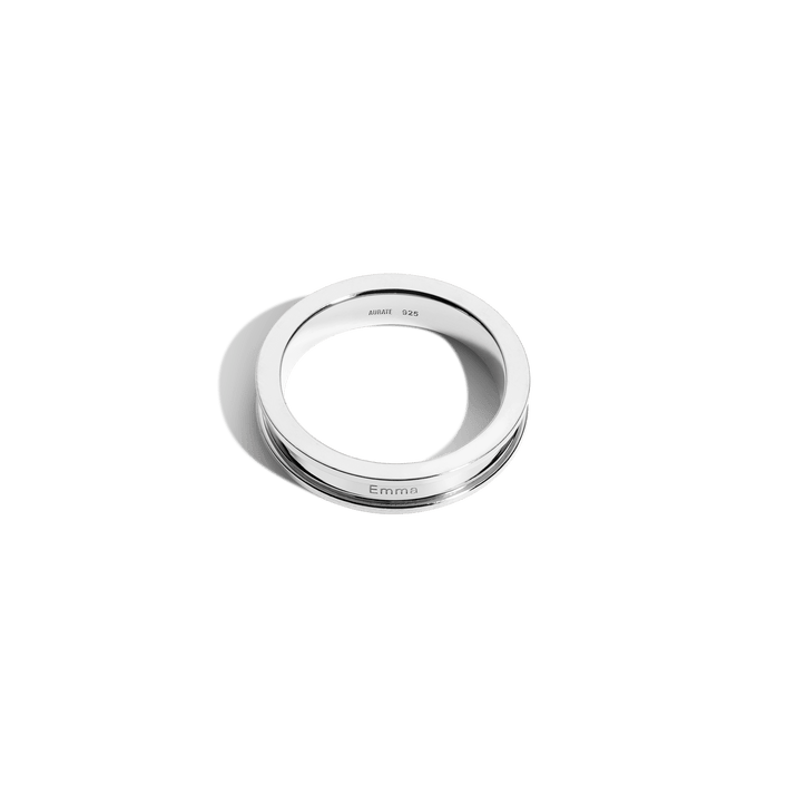 Mini Column Ring Vermeil 14k 18k White Gold