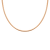 Omega Chain Necklace Vermeil Rose Gold 6mm First