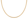 Omega Chain Necklace Vermeil Yellow Gold 6mm First