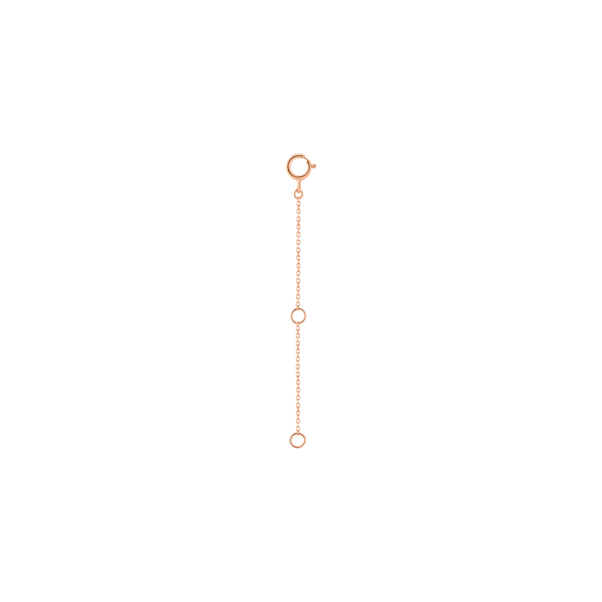 Stainless Steel 4 Inch Necklace Extender in Rose Gold